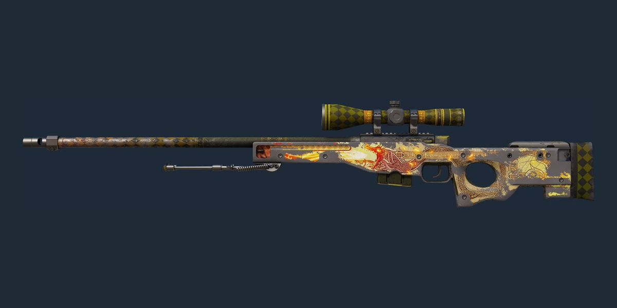 AWP | Dragon Lore (Battle-Scarred) preview