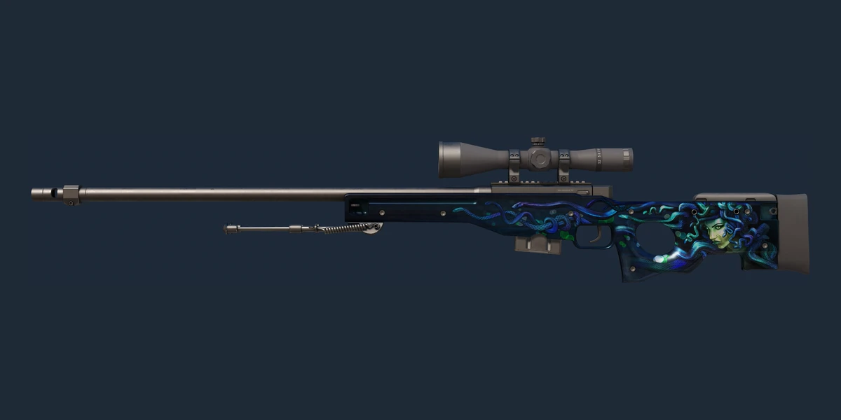 Náhled: AWP | Medusa (Silně opotřebený)