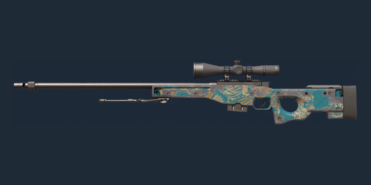Förhandsvisning av AWP | Silk Tiger (Välanvänd)