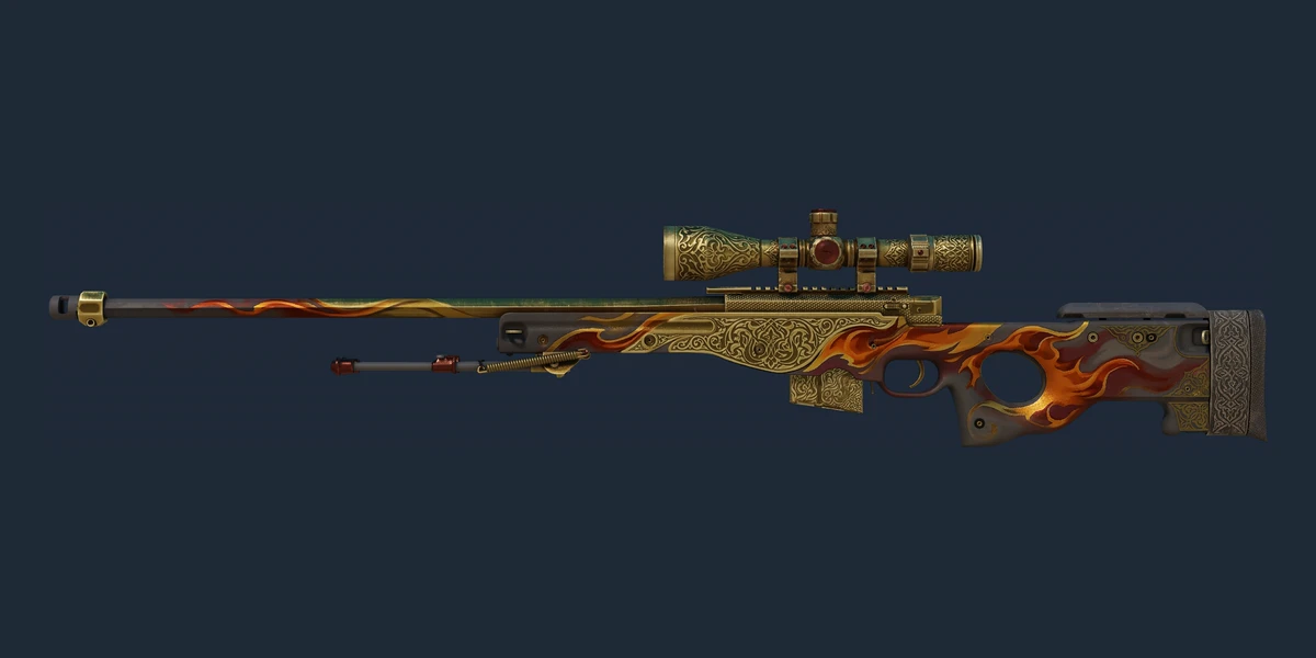 Podgląd: AWP | Niepodległy płomień (prosto z fabryki)