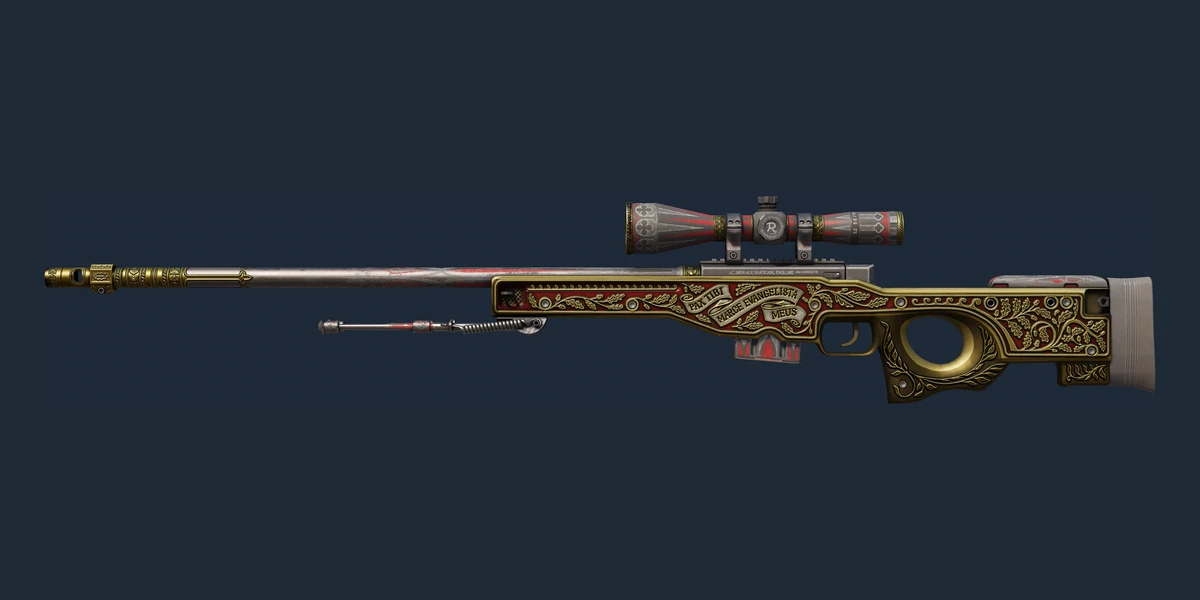 AWP | The Prince (かなり摩耗) のプレビュー