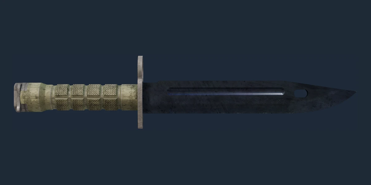 ตัวอย่าง มีดเบโยเน็ต (★ StatTrak™) | Blue Steel (ผ่านการทดสอบภาคสนาม)