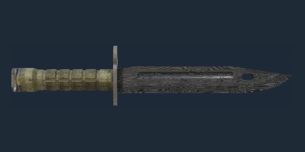 Náhled: Bajonet ★ | Damascus Steel (Poničený bojem)