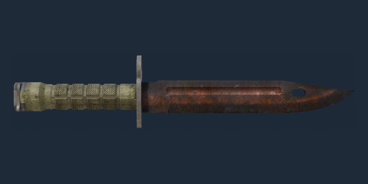 ★ Bayonet | Rust Coat (Well-Worn) preview