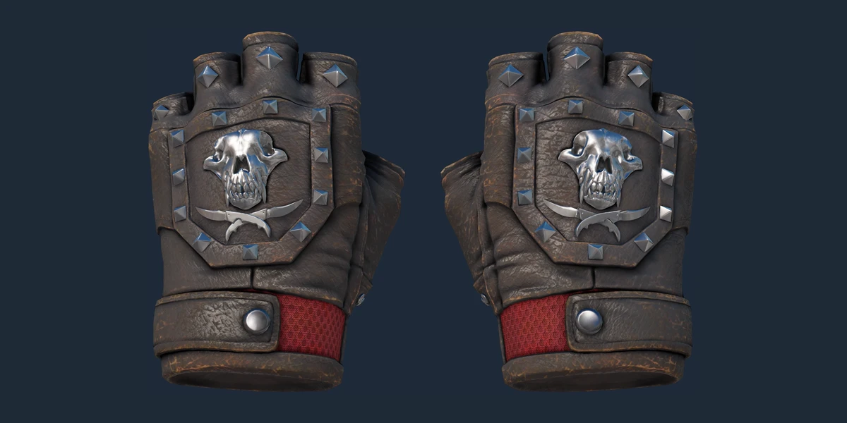 Vorschau von Bloodhound-Handschuhe (★) | Verkohlt (Abgenutzt)