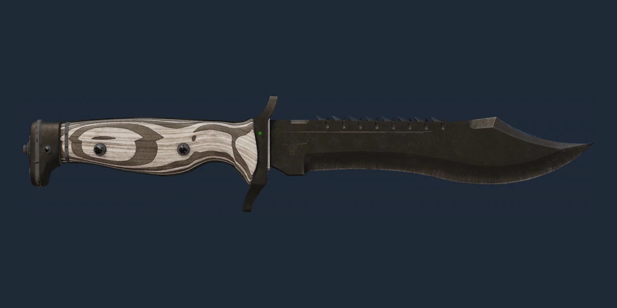 Náhled: Nůž Bowie ★ | Black Laminate (Silně opotřebený)