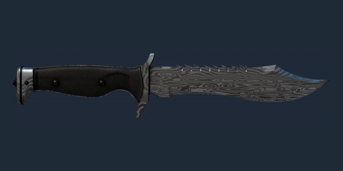 ★ Bowie Knife | Damascus Steel (Well-Worn) preview