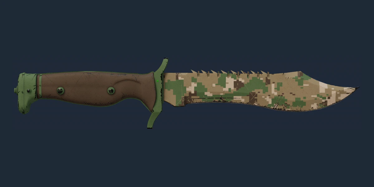 Förhandsvisning av ★ StatTrak™ Bowiekniv | Forest DDPAT (Testad i fält)