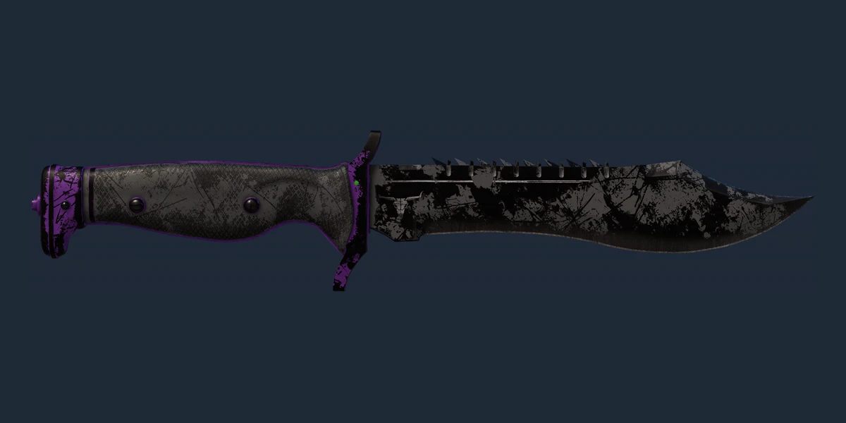 ★ StatTrak™ Bowie Knife | Ultraviolet (Battle-Scarred) preview