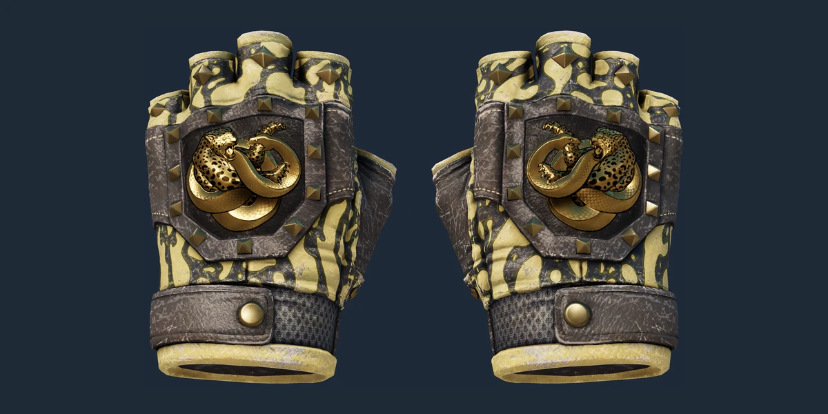★ Broken Fang Gloves | Yellow-banded (Well-Worn) preview