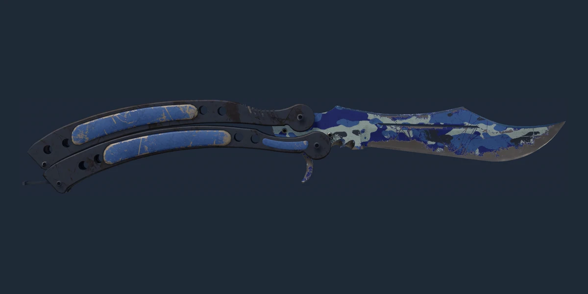★ Butterfly Knife | Bright Water (Battle-Scarred) preview