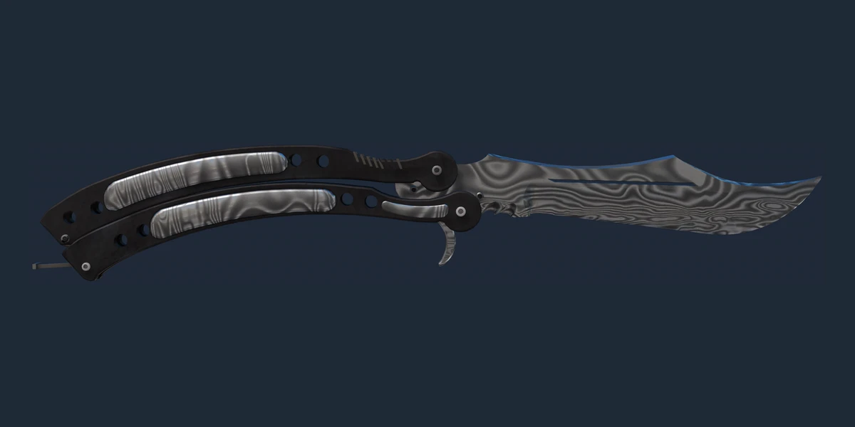 ★ StatTrak™ Butterfly Knife | Damascus Steel (Minimal Wear) preview