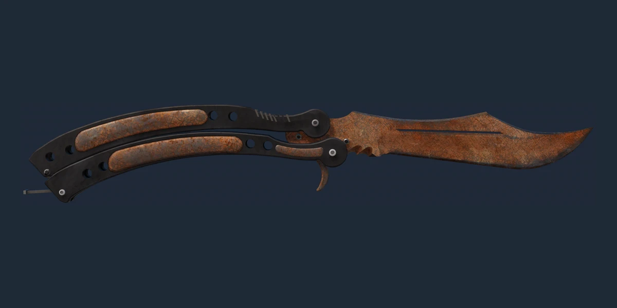 ★ Butterfly Knife | Rust Coat (Battle-Scarred) preview