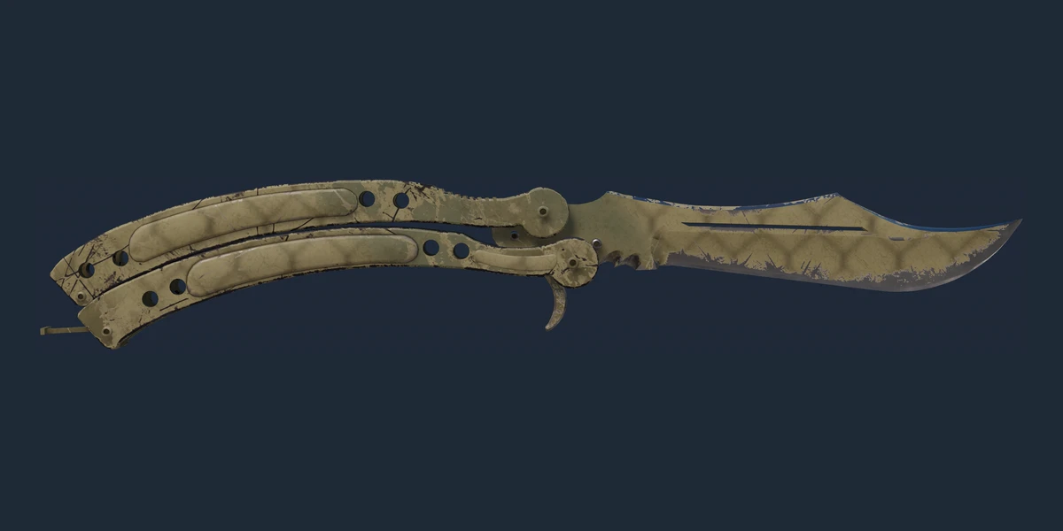 ★ Butterfly Knife | Safari Mesh (Well-Worn) preview