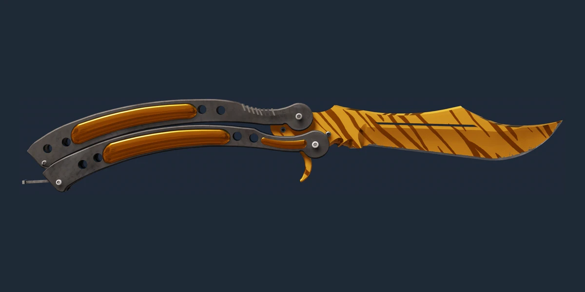 ★ Butterfly Knife | Tiger Tooth (Minimal Wear) preview