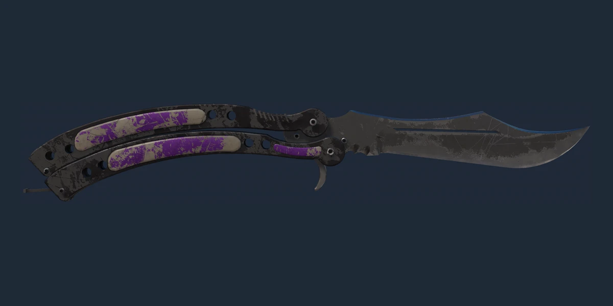 ★ Butterfly Knife | Ultraviolet (Battle-Scarred) preview