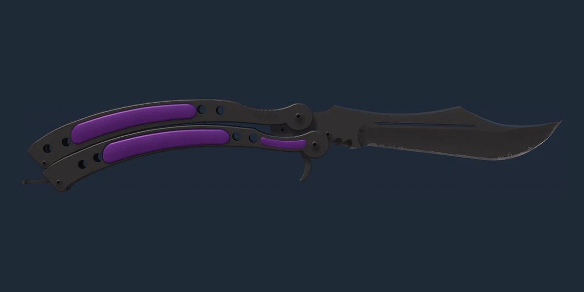 ★ Butterfly Knife | Ultraviolet (Minimal Wear) preview