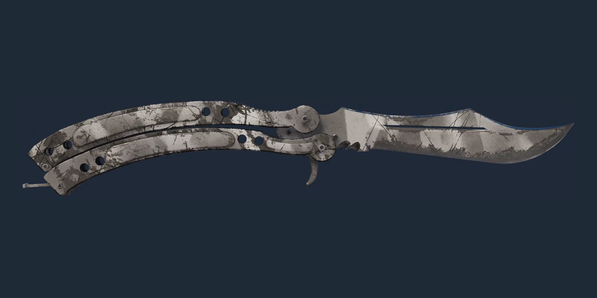 ★ Butterfly Knife | Urban Masked (Well-Worn) preview