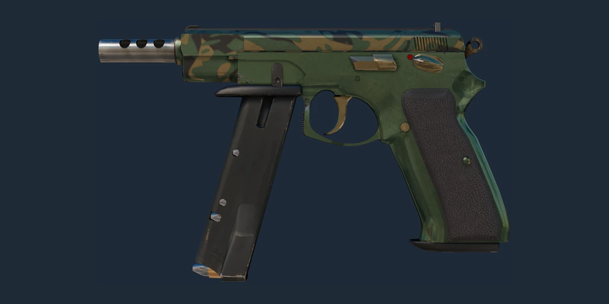 Podgląd: CZ75-Auto (pamiątka) | Wojskowy połysk (lekkie zużycie)
