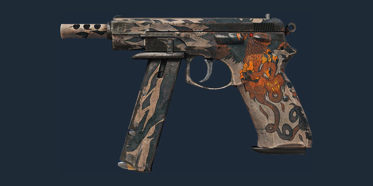 Pré-visualização de CZ75-Auto (StatTrak™) | Circaetus (Gasto)