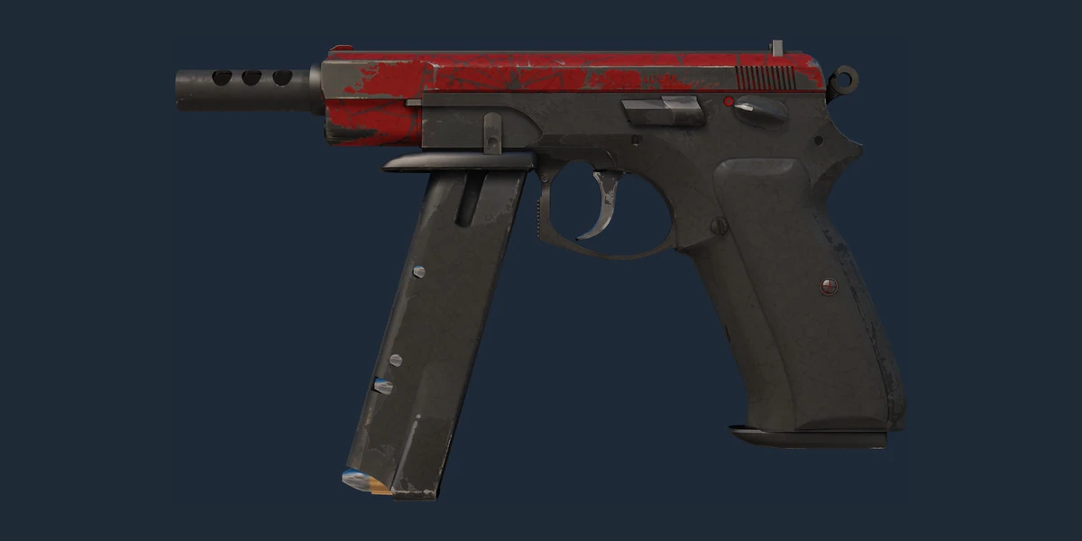 StatTrak™ CZ75-Auto | Crimson Web (Battle-Scarred) preview