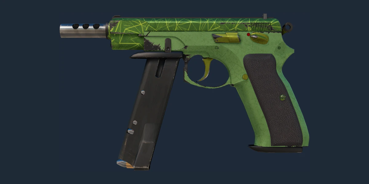Forhåndsvisning av CZ75-Auto | Emerald Quartz (Felttestet)