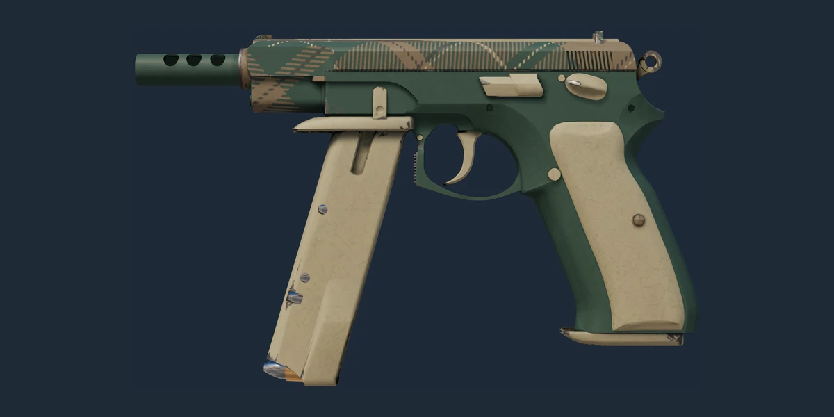 CZ75-Auto | Green Plaid (Minimal Wear) preview