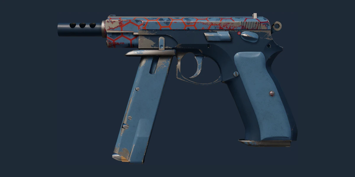 CZ75-Auto | Hexane (Well-Worn) preview