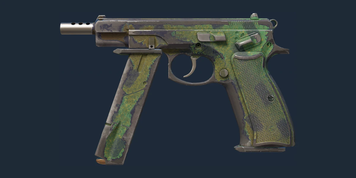 Aperçu de CZ75-Auto | Pointillage jungle (Usée)