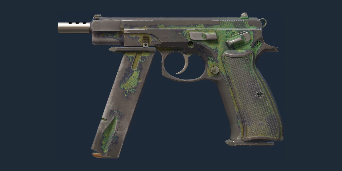 CZ75-Auto | Jungle Dashed (Battle-Scarred) preview