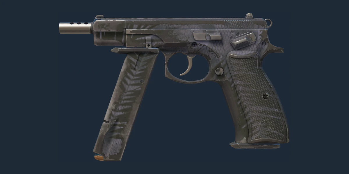 CZ75-Auto | Midnight Palm (Well-Worn) preview