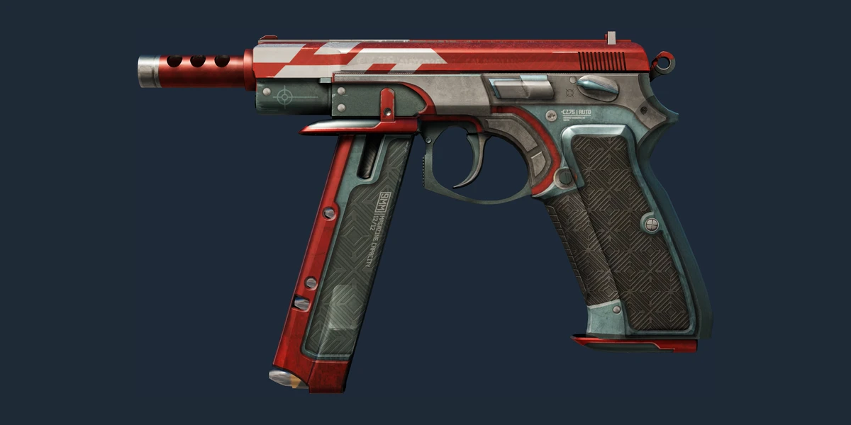 Náhled: CZ75-Auto | Red Astor (Opotřebený)