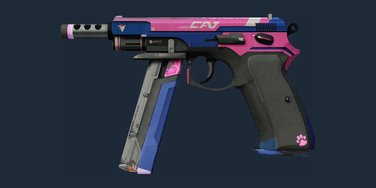 ตัวอย่าง CZ75-Auto (StatTrak™) | Tacticat (ผ่านการทดสอบภาคสนาม)
