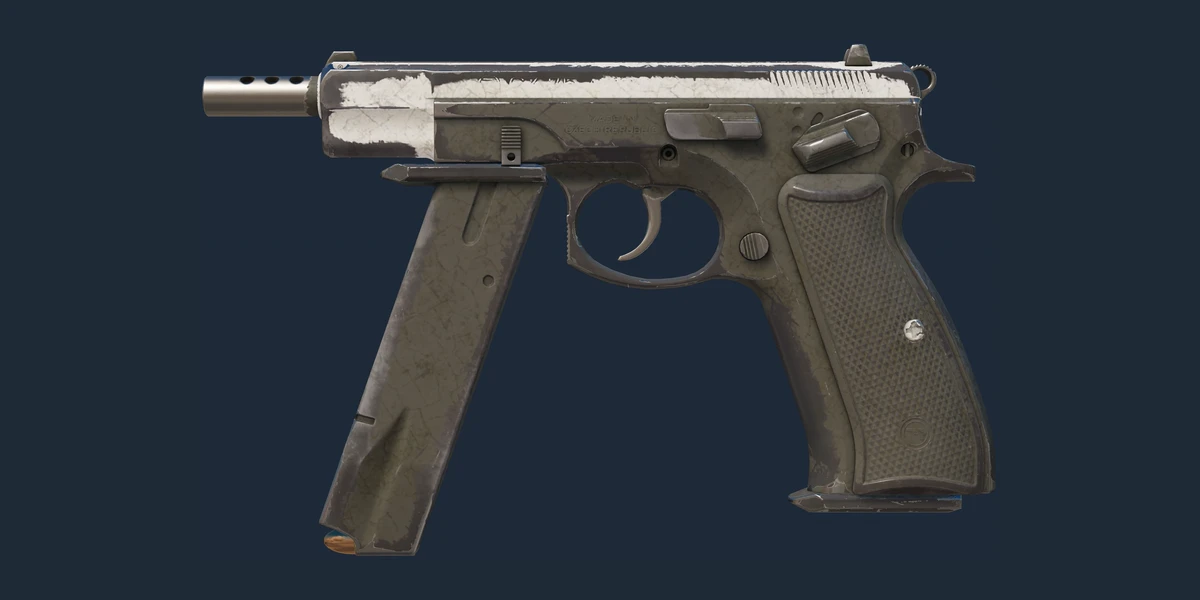 CZ75-Auto | Tuxedo (Battle-Scarred) preview