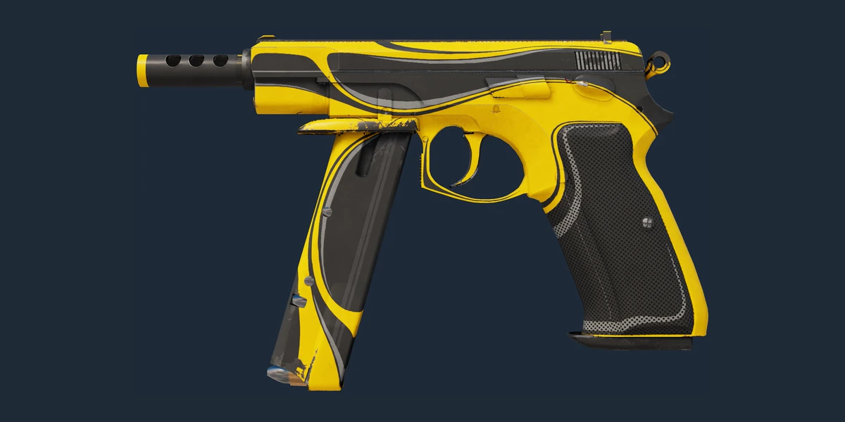 Anteprima di CZ75-Auto StatTrak™ | Yellow Jacket (Testato sul campo)