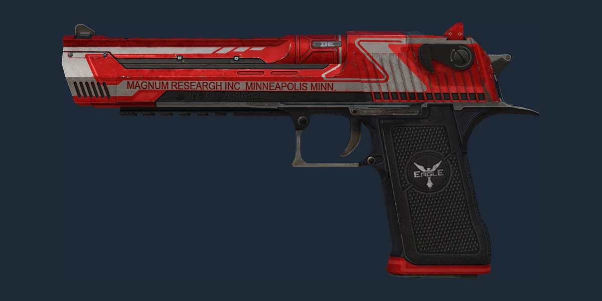 Преглед на StatTrak™ Desert Eagle | Код „Червено“ (Доста износен)