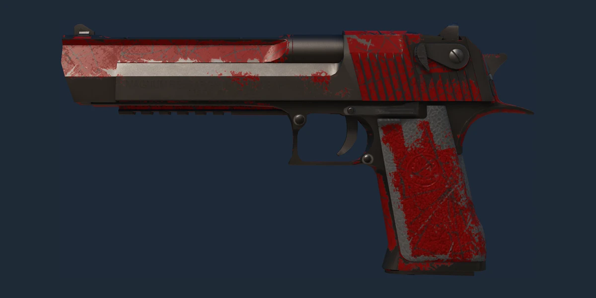 StatTrak™ Desert Eagle | Crimson Web (Battle-Scarred) preview
