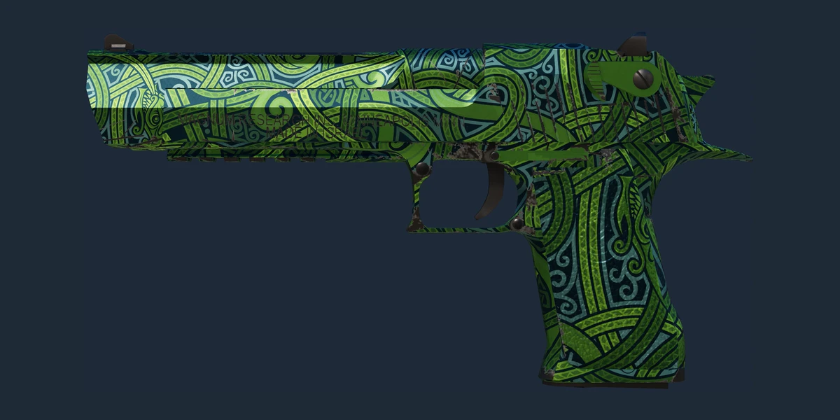ตัวอย่าง Desert Eagle | Emerald Jörmungandr (มีรอยถลอกเล็กน้อย)