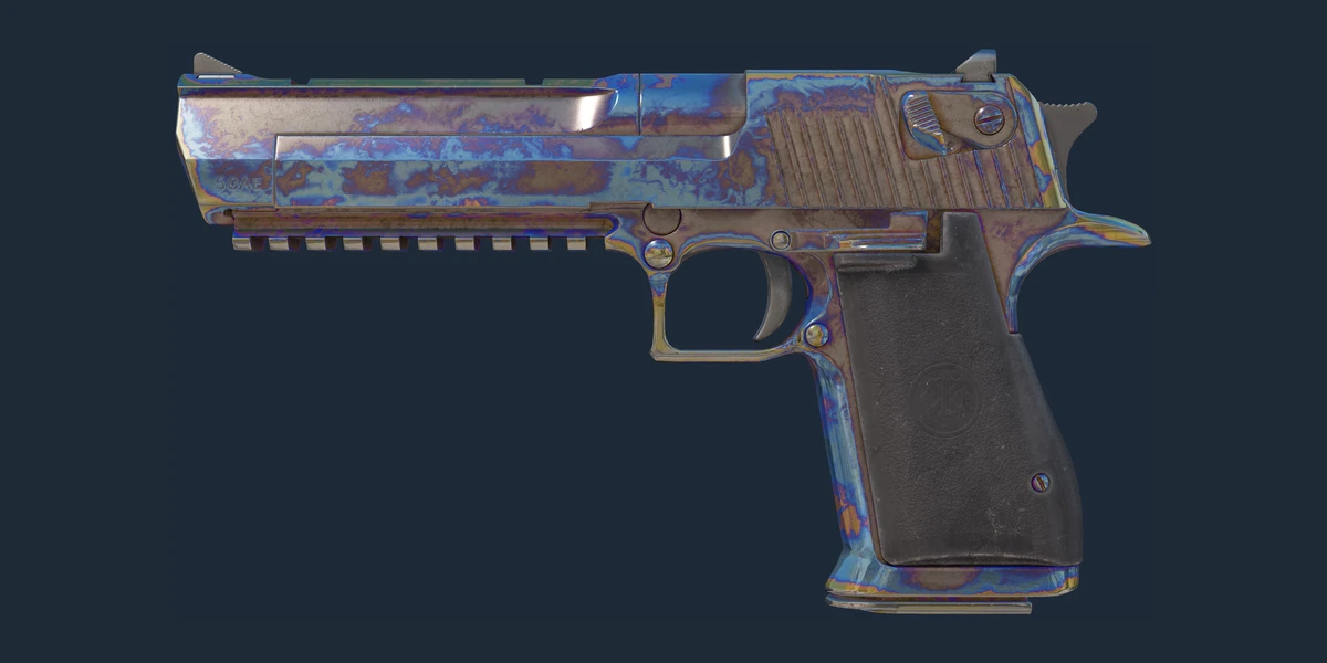 Hatıra Desert Eagle | Isıyla İşlenmiş (Görevde Kullanılmış) önizlemesi