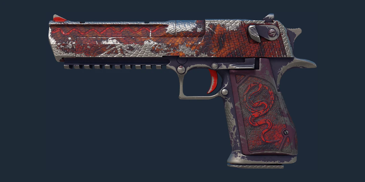 Преглед на StatTrak™ Desert Eagle | Змиевидно нападение (Доста износен)