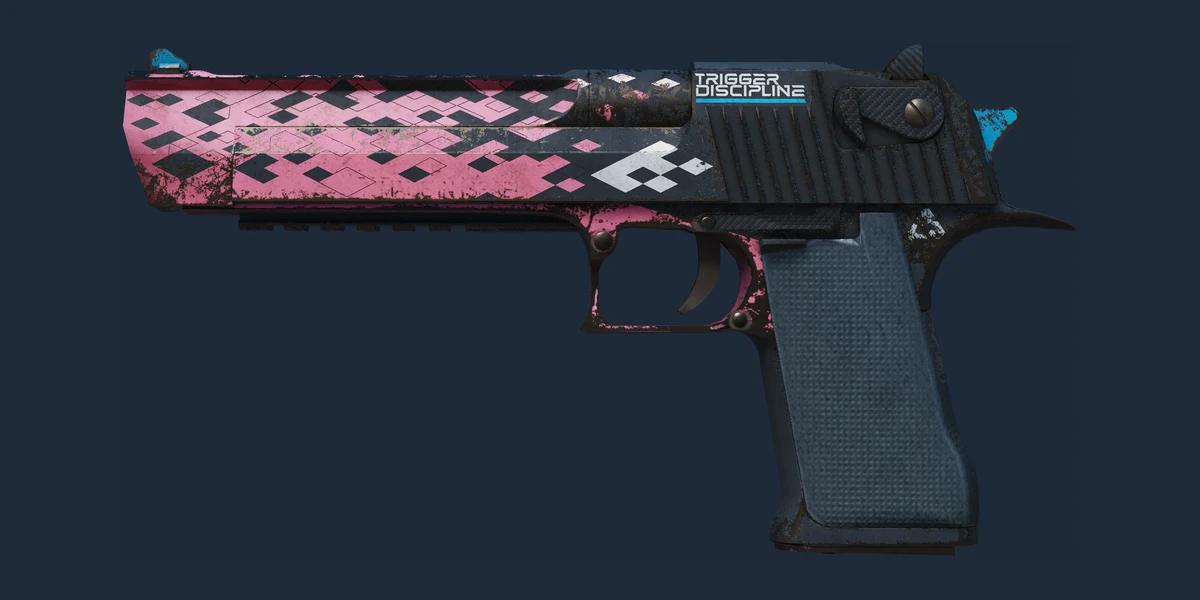 ตัวอย่าง Desert Eagle (StatTrak™) | Trigger Discipline (ถลอกปอกเปิกจากการรบ)