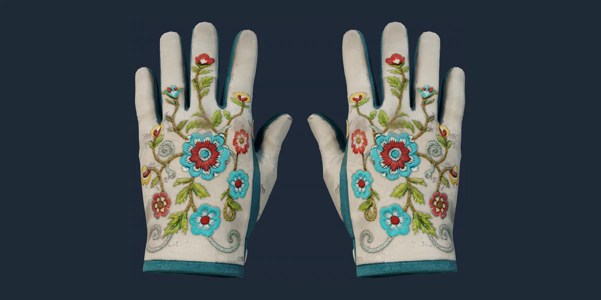 ★ Driver Gloves | Garden (Well-Worn) preview