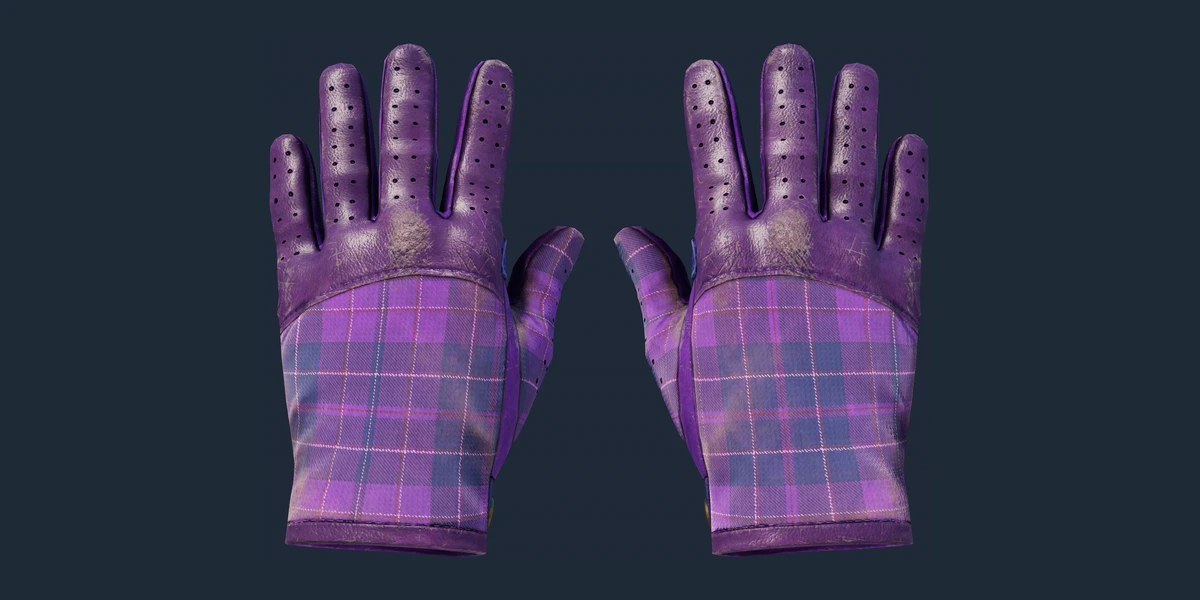 Pré-visualização de Luvas de Condutor ★ | Imperial Plaid (Com Muito Uso)