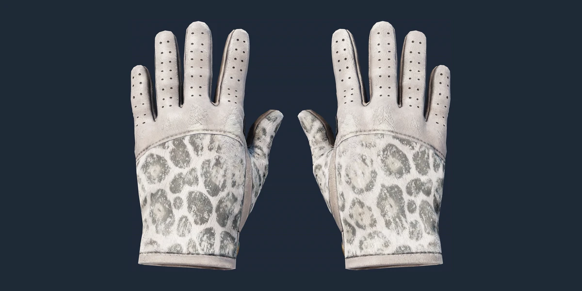 ★ Driver Gloves | Snow Leopard (Well-Worn) preview