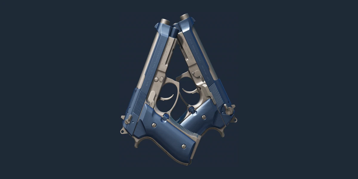 Previzualizare Dual Berettas | Anodized Navy (Uzură minimă)