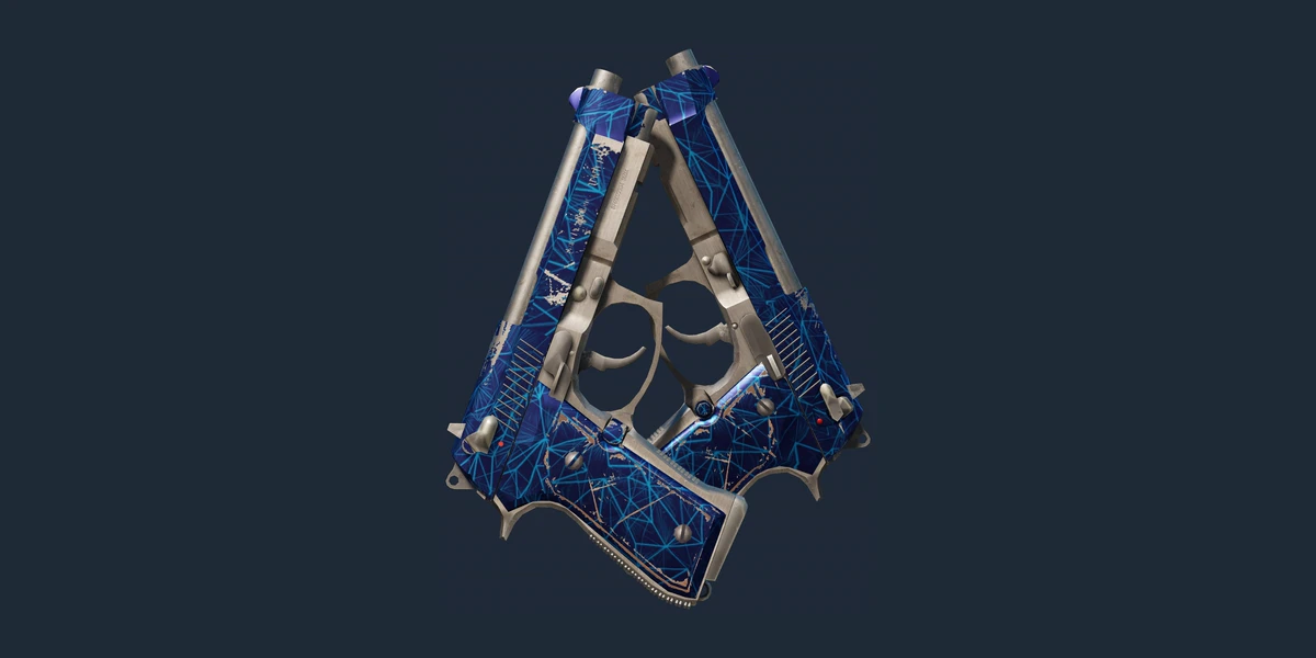 Dual Berettas | Cobalt Quartz (Field-Tested) preview