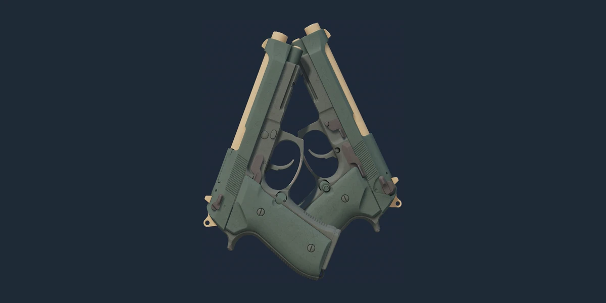 Dual Berettas | Contractor (Minimal Wear) preview