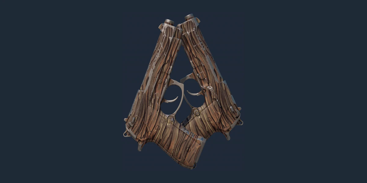 Dual Berettas | Drift Wood (Field-Tested) preview