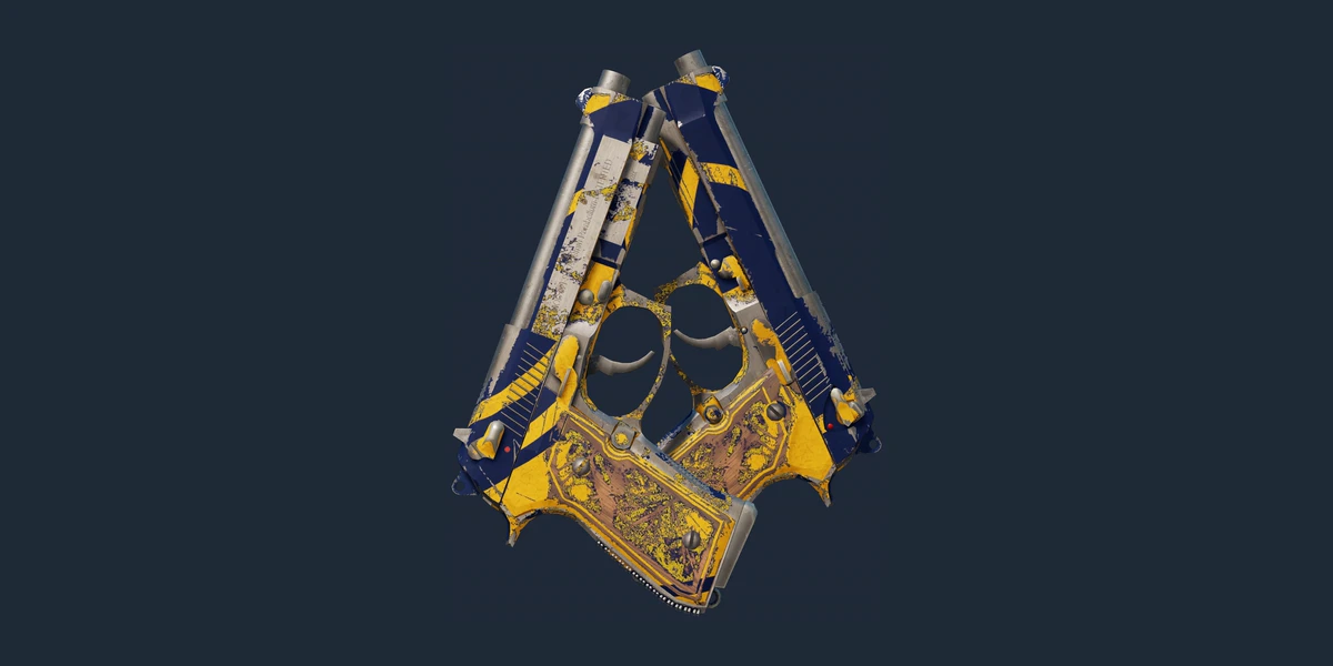 StatTrak™ Dual Berettas | Marina (Battle-Scarred) preview
