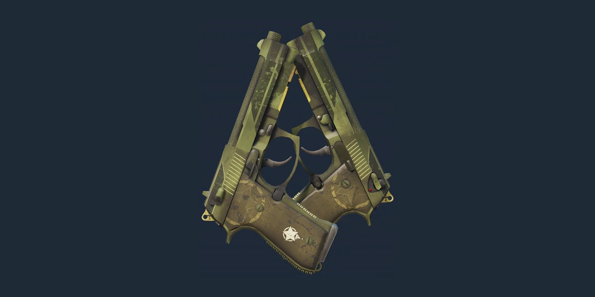 Souvenir Dual Berettas | Retribution (Factory New) preview